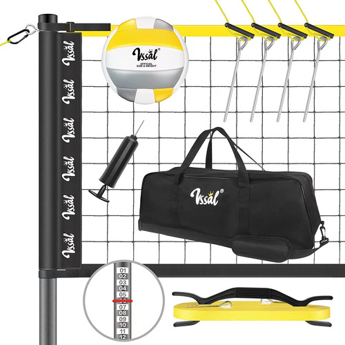 Vssal Set De Red De Voleibol Profesional Portátil Para Pa...