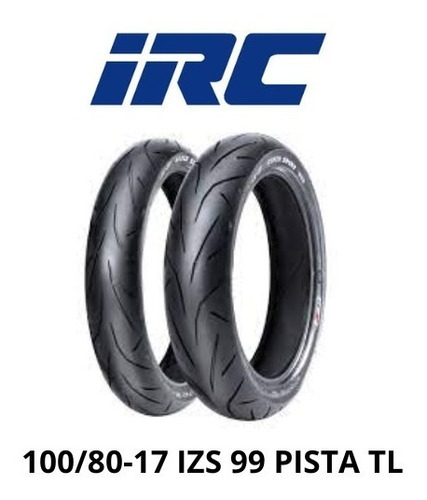 Llanta Irc 100/80-17 Izs 99 Pista Tl Del Ns200/fz16/gixxer