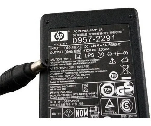 Cargador  Hp Original  12v 1.25 A  Con Garantia