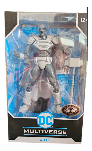 Dc Multiverse Mcfarlane Superman Steel Platinum Edition