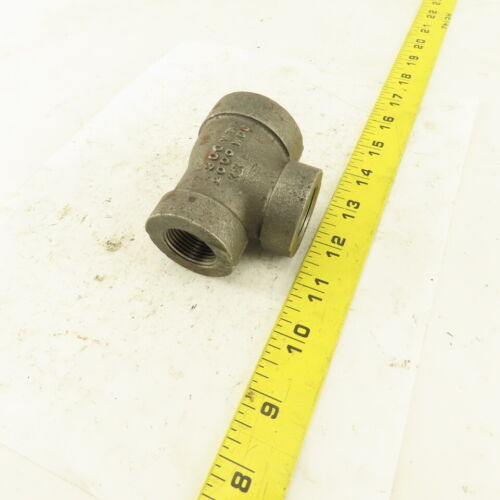 1 X3/4 X3/4 Npt 300 Wsp 2000 Wog Malleable Iron Tee Bla Ccb