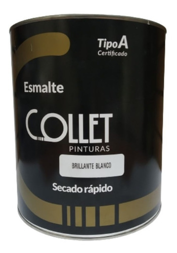 Pintura Esmalte Blanco Brillante 1 Galón Tipo A Collet