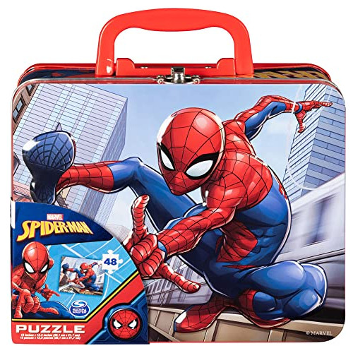 Spiderman Gran Caja De Lata Del Almuerzo Con Drnff