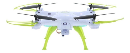 Drone Syma X5HW com câmera HD white 2.4GHz 1 bateria