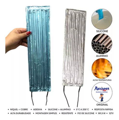 Resistência Flexível Kit Completo 189,5w X 127v