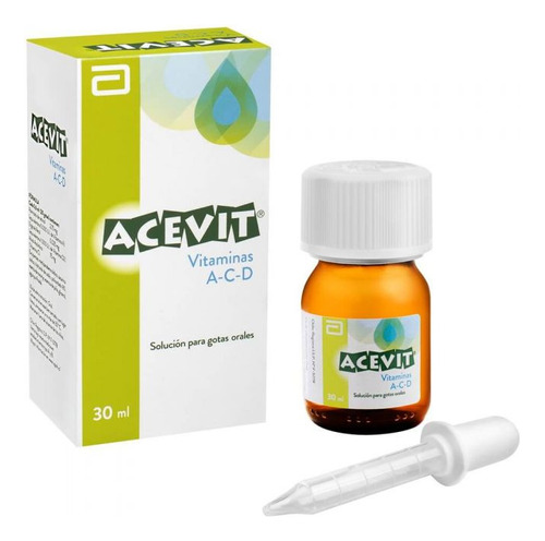 Vitaminas A-c-d En Gotas. Acevit(para Niños)30ml