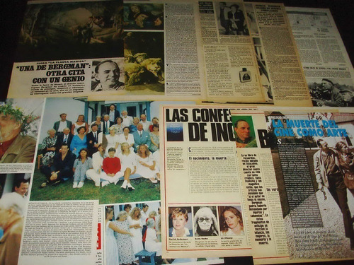 (y048) Ingmar Bergman * Clippings Revista 10 Pgs