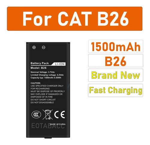 Bateria Para Celular Cat B26 Caterpillar