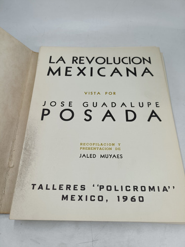 La Revolución Mexicana Posada (Usado)