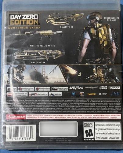 Call Of Duty Advanced Warfare - Ps3 (Usado)