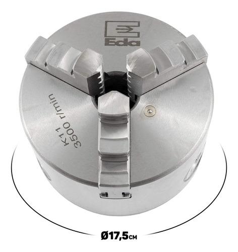 Placa Universal Ferro P/ Torno Fixação Com 3 Castanhas 130mm