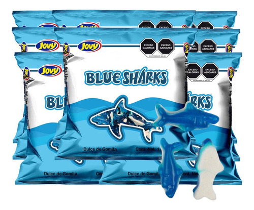 Gomitas Tiburón Mora Azul 2kg Jovy E