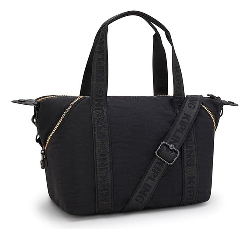 Kipling Art Mini Bolso De Mano Y Crossbody Mujer Original Glorious Copper Brilloso Negro Negro