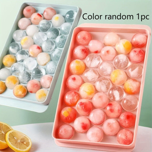 Juego De Cubitos De Hielo De Liberación Fácil Con Tapa -