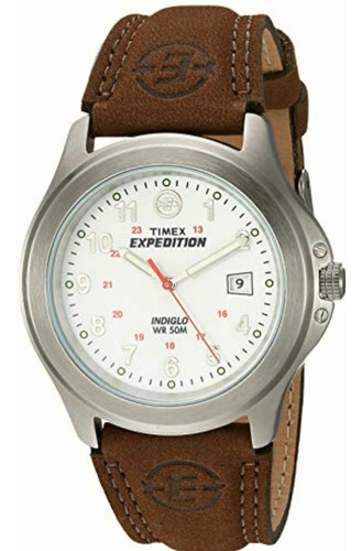 Reloj Timex Expedition Para Hombres 40mm, Pulsera De Piel