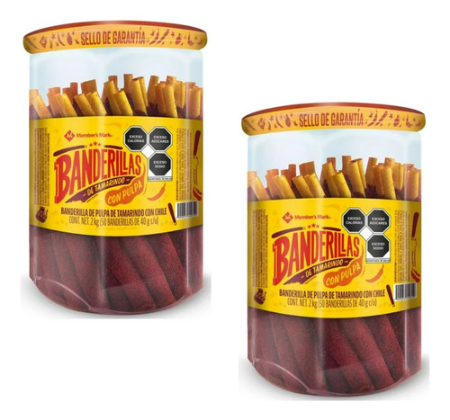 Banderillas Tamarindo Con Chile Member's Mark 100 Pzas