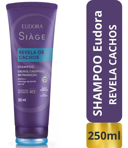 Shampoo Eudora Siàge Revela Os Cachos 250ml