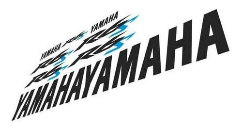 Stickers, Calcomanias Yamaha R6s Logos 2004-2011