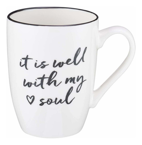 Well With My Soul Ceramic Christian Coffee Mug For Women