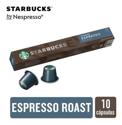 Starbucks Nespresso Espresso Roast Cápsulas x 10 Unidades