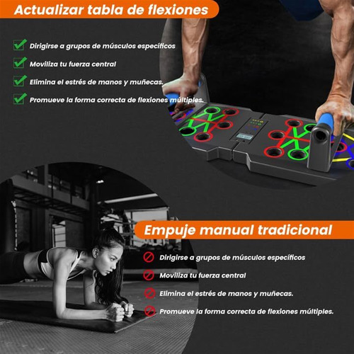 Push Up Board Ejercicio Casa,tabla Flexiones Multiposiciones