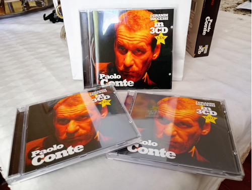 Paolo Conte 3 Cds I Grandi Successi .nuevo, Italia!