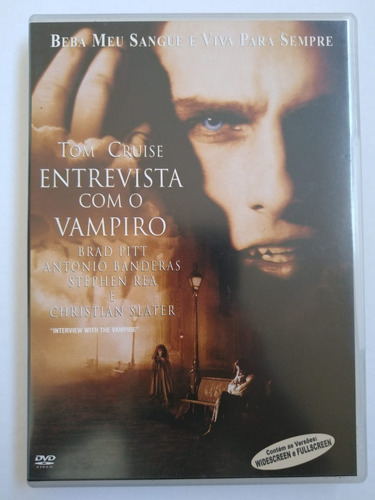 Dvd Entrevista Com O Vampiro Tom Cruise Legendado 