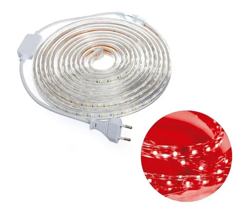 5 Metros Fita Led Perfil Ip67 Colorida Uso Externo Taschibra