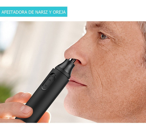 Imagen 9 de 10 de Maquina Afeitadora Nariz Oído Oreja Depilador Nasal Pelos