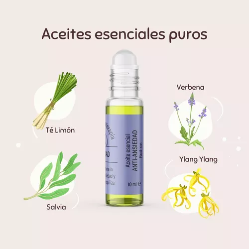 Mezcla de aceites esenciales en roll-on CALMA ANSIEDAD – Hummo Herbolaria