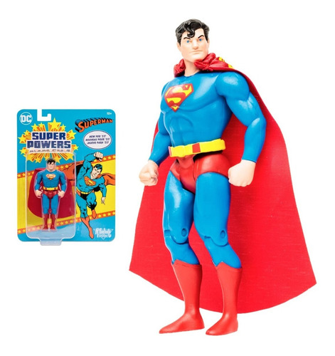 Figura Dc Retro 1980 Super Powers Superman Mcfarlane Toys