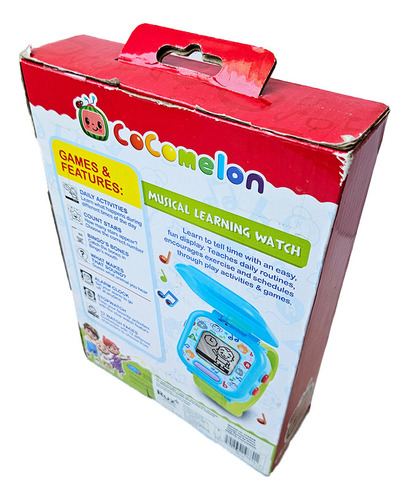 Reloj Cocomelon Learning Watch Aprendizaje Detalle Caja
