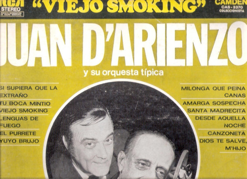 Juan D'arienzo: Viejo Smoking (a. Laborde) / Lp Rca Victor