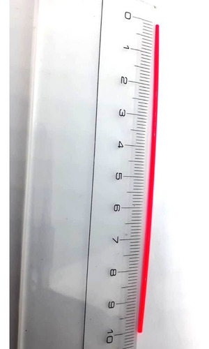 2 Fibra Ótica Truglo 1,5mmx10cm Verm Esc E 1.0mm Amarela