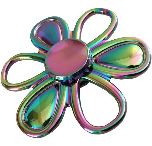 Fidget Spinner Tornasol Metal Calidad 100% Original Grande