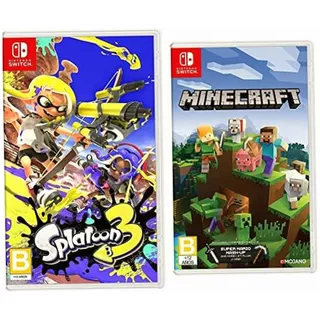 Splatoon 3 Nintendo Switch Standard Edition + Minecraft