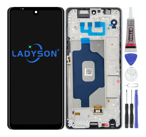 Para LG Stylo 6 Q730 Pantalla Lcd Marco De Pantalla Táctil