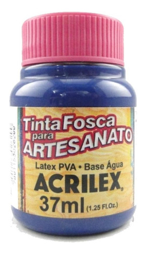 Tinta Acrilex Fosca Artes. 37 Ml 824 Azul Seco