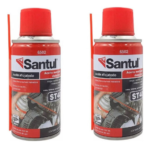 Aceite Multiusos Aflojatodo Dielectrico Santul 110ml C/2 Pza
