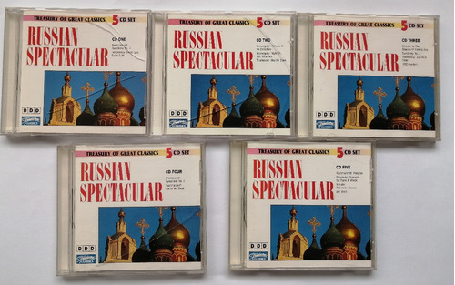 Russian Spectacular 5 Cd Set  Tchaikovsky, Mussorgsky, Et Al