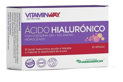 Acido Hialurónico + Colageno Y Q10, Antiedad X 30 Cápsulas
