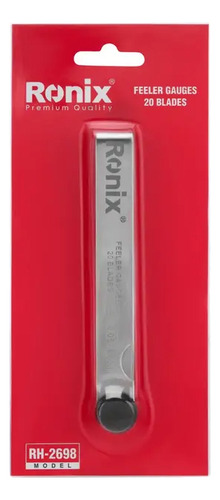 Juego De Galgas Espesores 20 Hojas Ronix Profesional Sondas