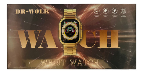 Reloj Inteligente Smart Watch Ultra 8 Notificaciones Dorado