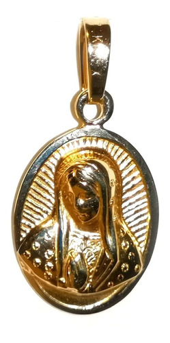 Medalla Guadalupana De Oro