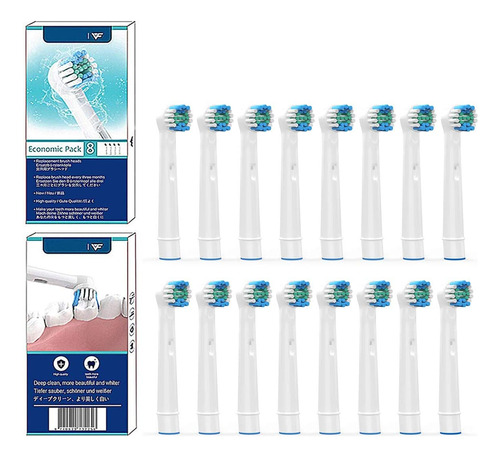 Wuyan Toothbrush Heads For Oral B Electric Toothbrush, 16 Pa