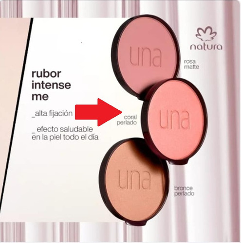  Repuesto Rubor Intense Me Tono Coral Perlado Natura Una