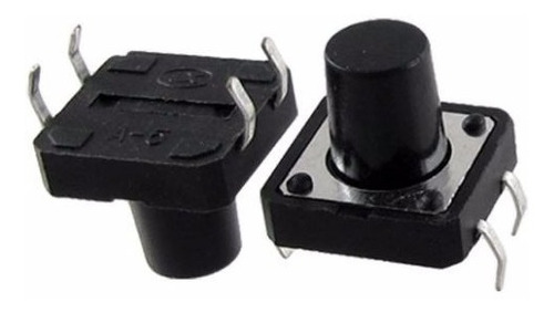 10 X Push Button Boton Pulsador Tact Switch 12x12x11
