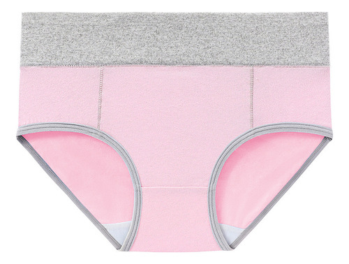 Calzoncillo Mujer Cintura Alta Braga Cómoda Algodón 5 Piezas