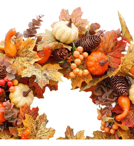 Corona De Acción De Gracias De La Cosecha De Otoño For C