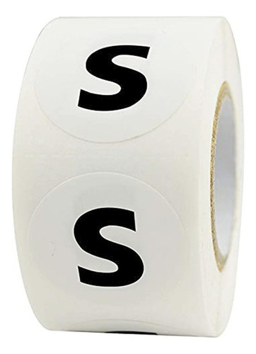 Dj 7 Rollos/3500x Papel Redondo Ropa Tamaño Etiquetas